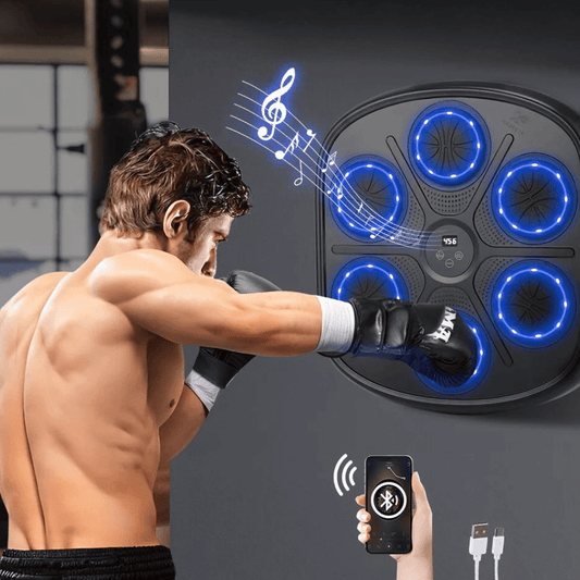 Smart Music Boxing Pad™ – Get Fit with Every Hit + FREE Boxing Gloves!